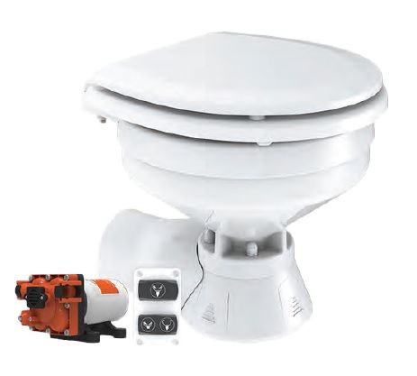 Seaflo Elektrikli Sessiz Tuvalet Küçük Taş 24 V
