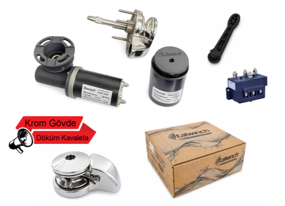 Italwinch Smart Easy Yatay Irgat 900W 12V 6mm