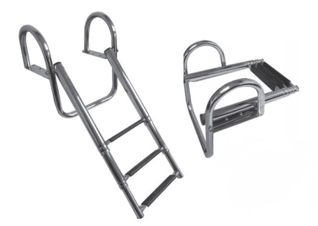 Platform Üstü Teleskopik Krom Merdiven 4'lü