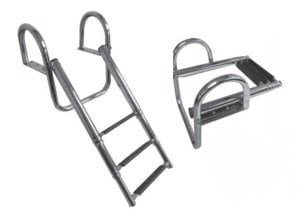 Platform Üstü Teleskopik Krom Merdiven 4'lü