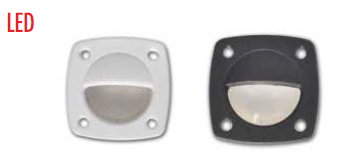 MERDİVEN LAMBASI SİYAH 12v led
