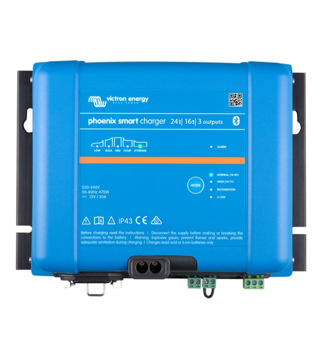 Victron Enerji Phoenix Smart IP43 Şarj Cihazı 24V/16A 3 Çıkış