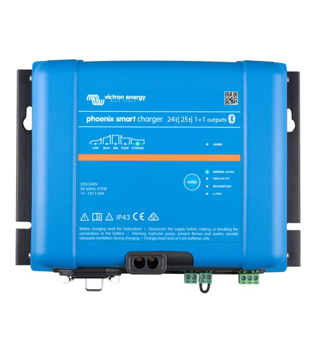 Victron Enerji Phoenix Smart IP43 Şarj Cihazı 24V/25A (1+1)