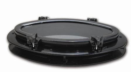 İÇTEN MONTAJ ABS ELİPS LUMBOZ SİYAH 400x210mm