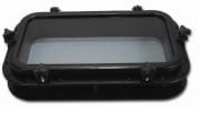 İÇTEN MONTAJ ABS DİKDÖRTGEN LUMBOZ SİYAH   300x500mm