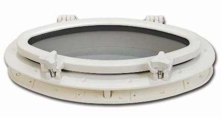 İÇTEN MONTAJ ABS ELİPS LUMBOZ BEYAZ  400x210mm