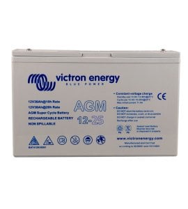 Victron Enerji AGM Süper Döngü Marin Akü 12V/25Ah (M5)