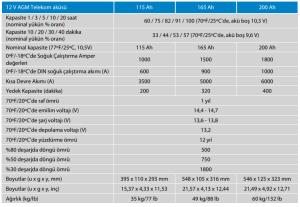 Victron Enerji AGM Telekom Akü 12V/200Ah (M8)