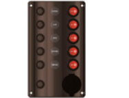 USB Girişli 6'lı Switch Panel