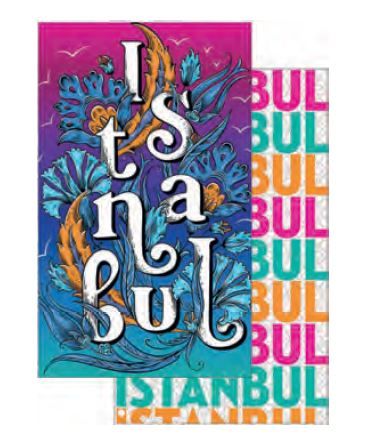 Plaj Havlusu 90X150 Beatiful İstanbul